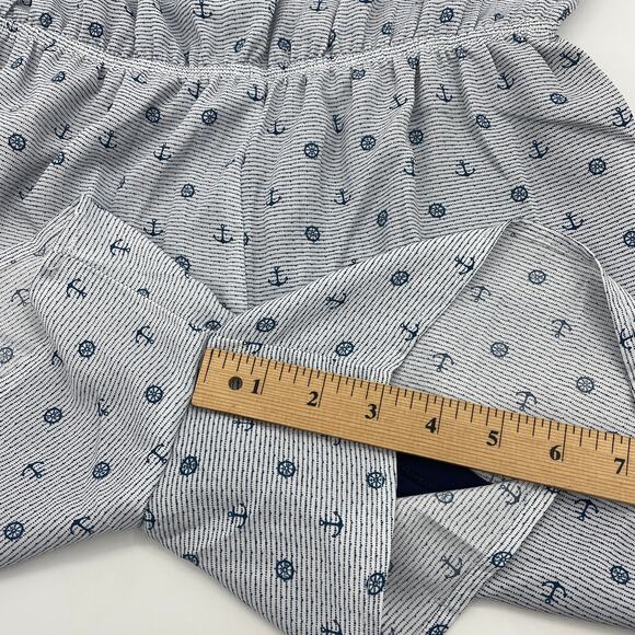 MAISON JULES Bicycle Print Sleeveless High Neck Romper Womens Size S Summer - Picture 10 of 10